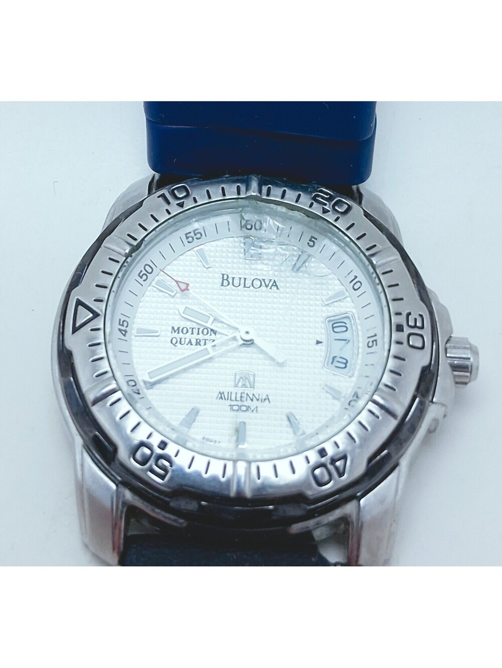 BULOVA Men's Millennia Steel Motion Quartz Watch For PARTS Only